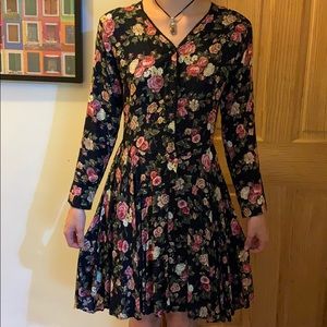 Vintage S floral dress
